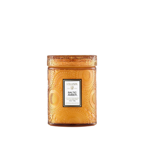 Baltic Amber Coconut Wax Small Jar Candle