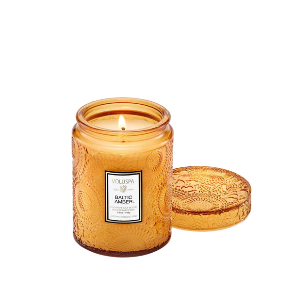 Baltic Amber Coconut Wax Small Jar Candle