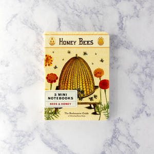 Bees & Honey Mini Notebooks (Set of 3)