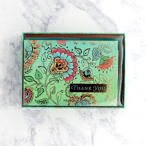 Bohemian Thank You Boxed Notes (Set of 12)