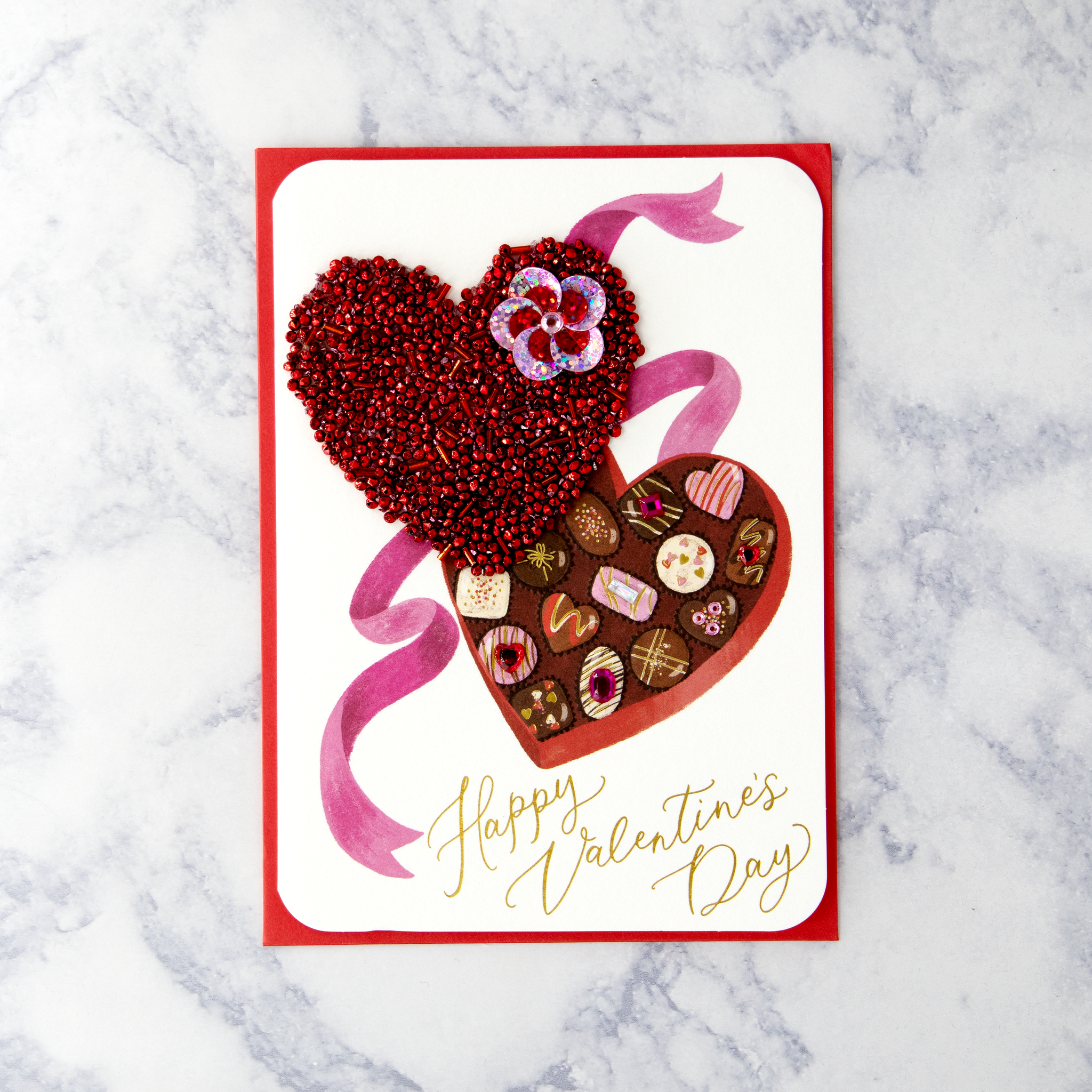 Box Of Chocolates Valentine’s Day Card