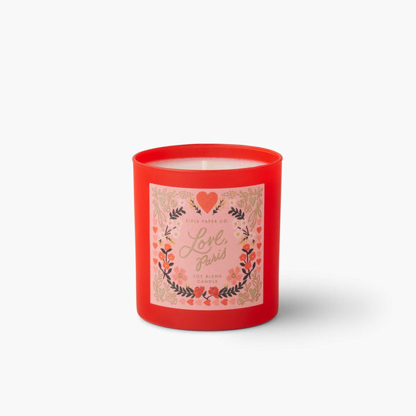 "Love, Paris" Valentine's Day Soy Wax Candle