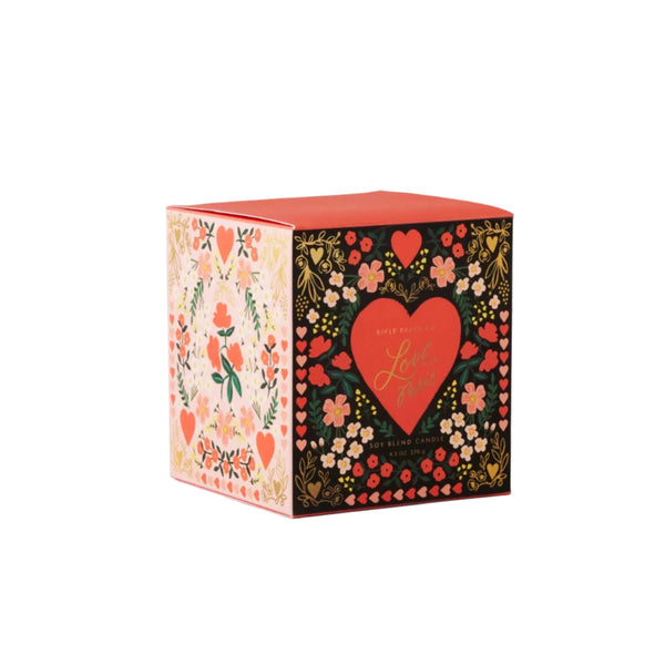 "Love, Paris" Valentine's Day Soy Wax Candle