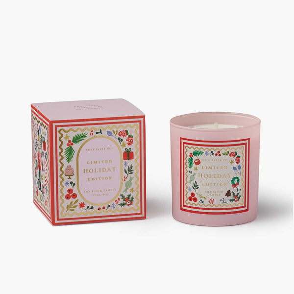 Illustrated Nutcracker Christmas Soy Wax Candle