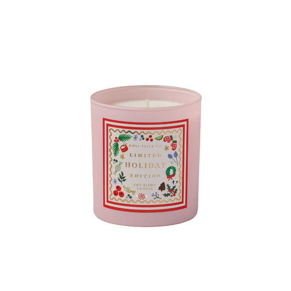 Illustrated Nutcracker Christmas Soy Wax Candle