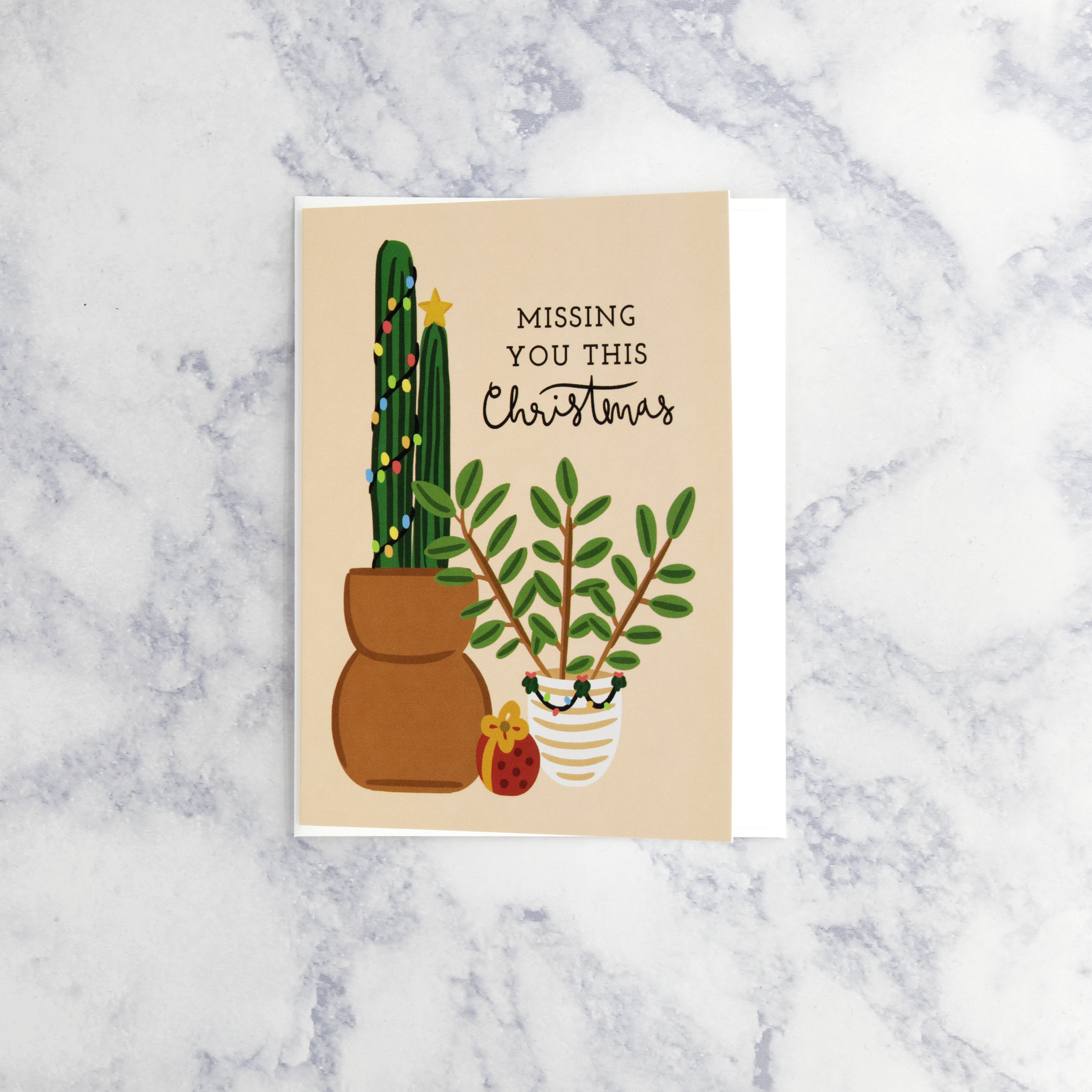 Cactus Tree Christmas Card