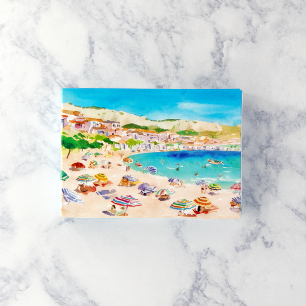 Coastal Beach Scene Boxed Notes (Set of 14)