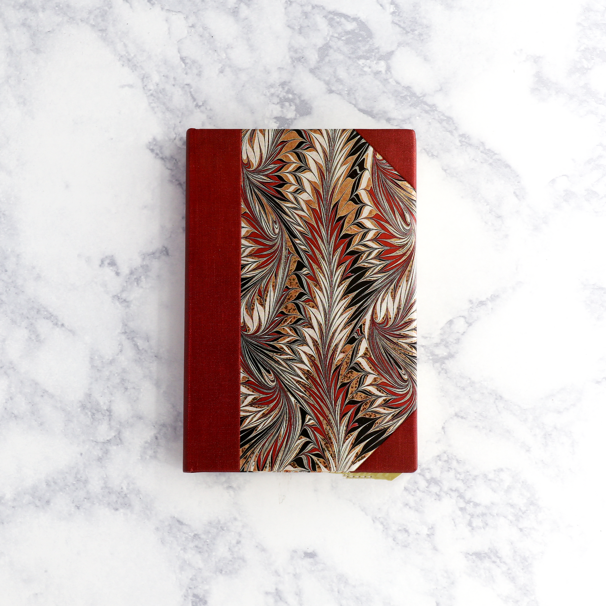 Cockerell Marbled Paper Rubedo Lined Mini Hardcover Journal