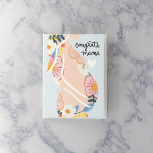 "Congrats Mama" New Baby Card