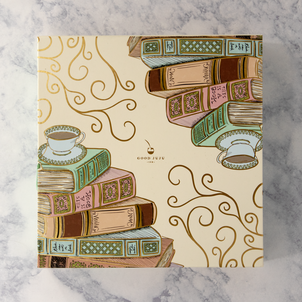Exotic Notes Collection Cozy Book Stack Luxury Boxed Notes (Set of 20) – Bonsai Paper Co.