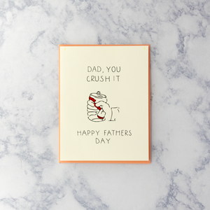 Crushed Can Father's Day Card (Dad)