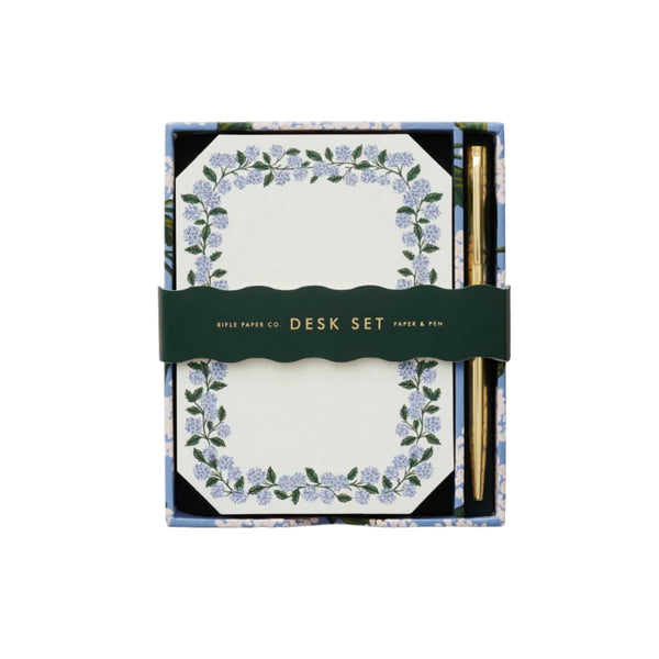 Blue Hydrangea Writing Set Boxed Notes (Set of 130)