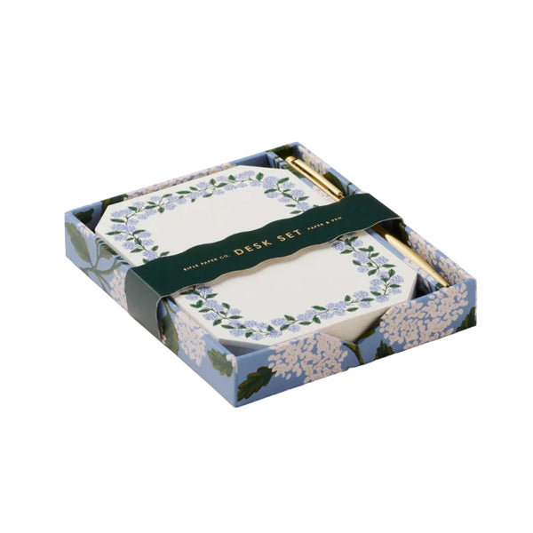 Blue Hydrangea Writing Set Boxed Notes (Set of 130)