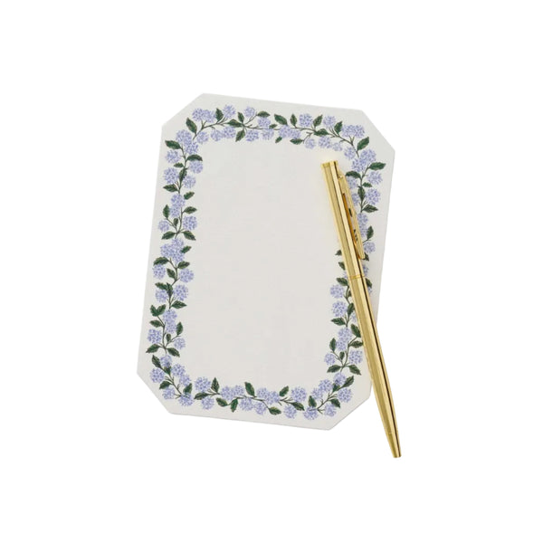 Blue Hydrangea Writing Set Boxed Notes (Set of 130)