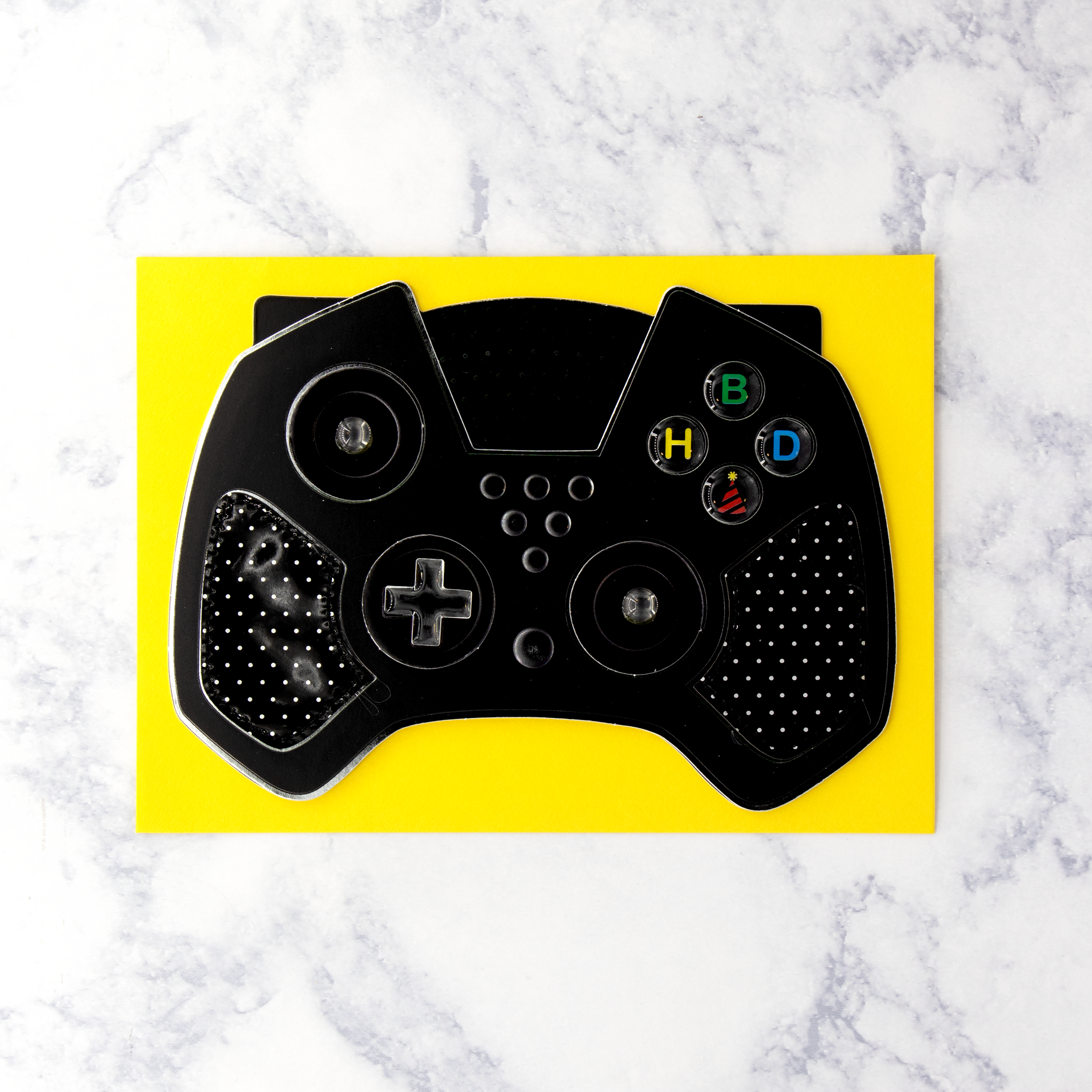 Die-Cut Game Controller Birthday Card