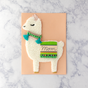 Die-Cut Llama Mama Mother's Day Card (For Mom)