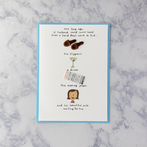 Drink & Wine Father's Day Card (Husband)