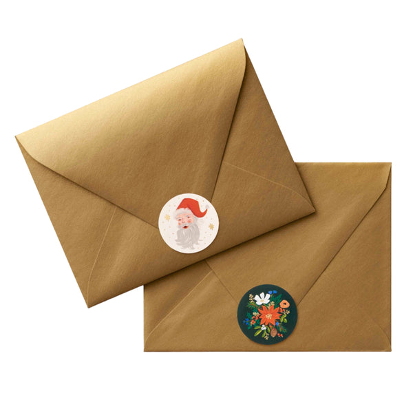 Assorted Holiday Envelope Seals (Set of 250)