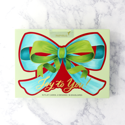 Elegant Wishes Folio Holiday Boxed Cards (Set of 16)