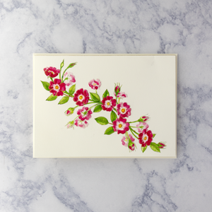 Embossed Rose Vine Mother's Day Card