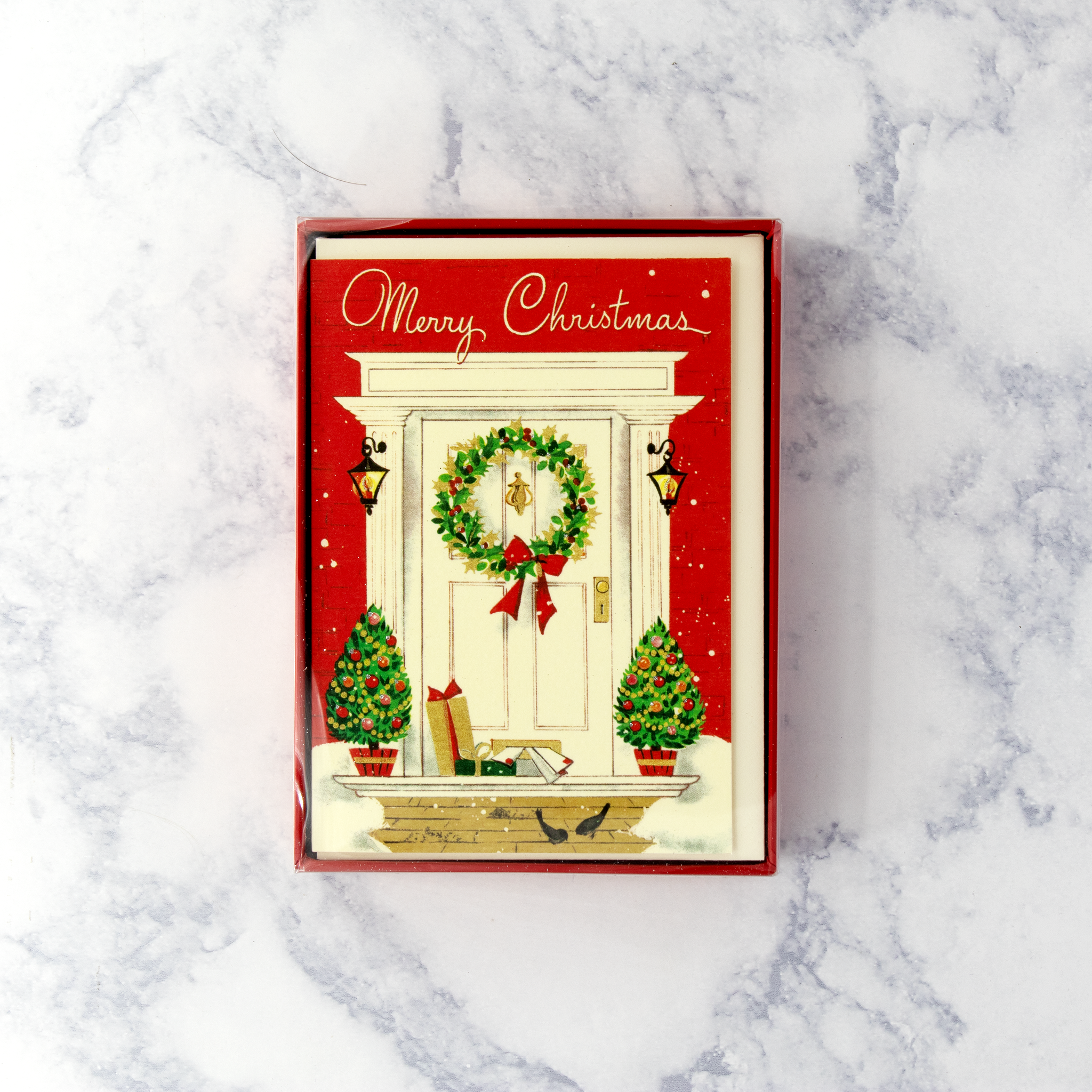 Vintage Festive Home Christmas Boxed Notes (Set of 10)