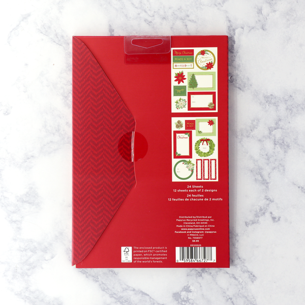Festive Season Christmas Sticker Label Book (Set of 192)