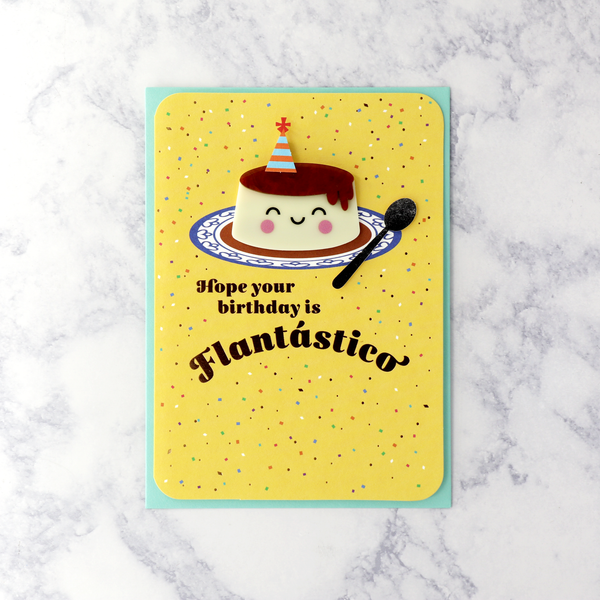 Flantastico "Sweet Moment" Spanish Birthday Card