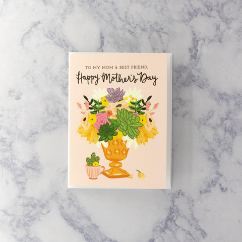 Floral Arrangement Mother's Day Card