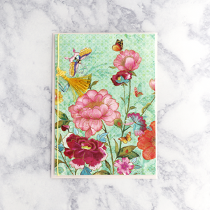 Floral Garden Birthday Card