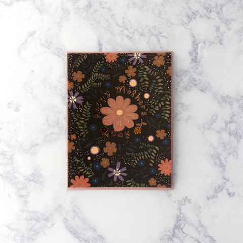 Floral Pattern Mother's Day Card