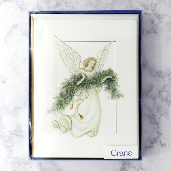 Foil Stamped Fair Angel Christmas Boxed Notes (Set of 10)