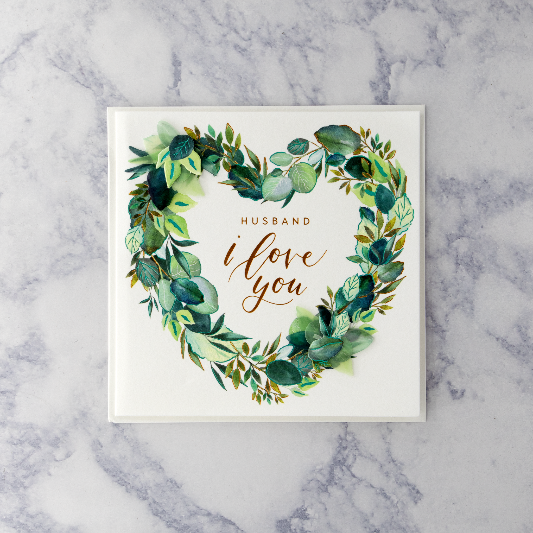 Foliage Love Valentine’s Day Card (Husband)