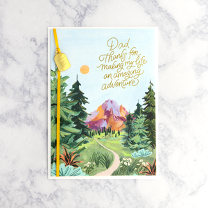 Forest Landscape Valentine's Day Card (Dad)