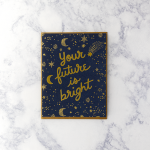 "Future Is Bright" Graduation Card