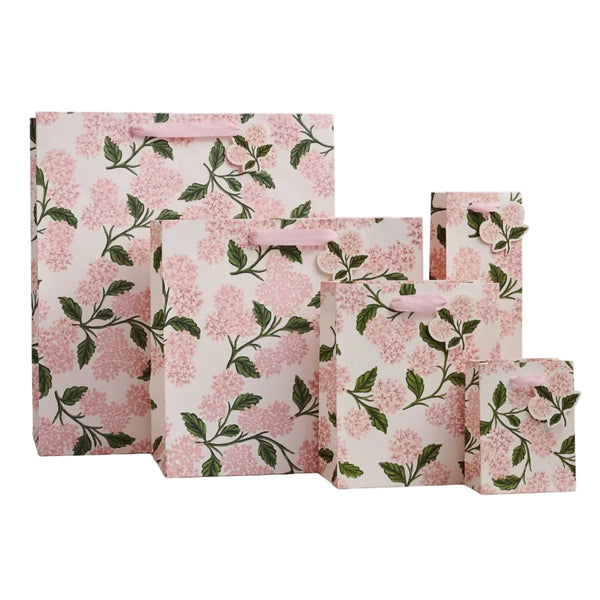 Pink Hydrangea Large Gift Bag