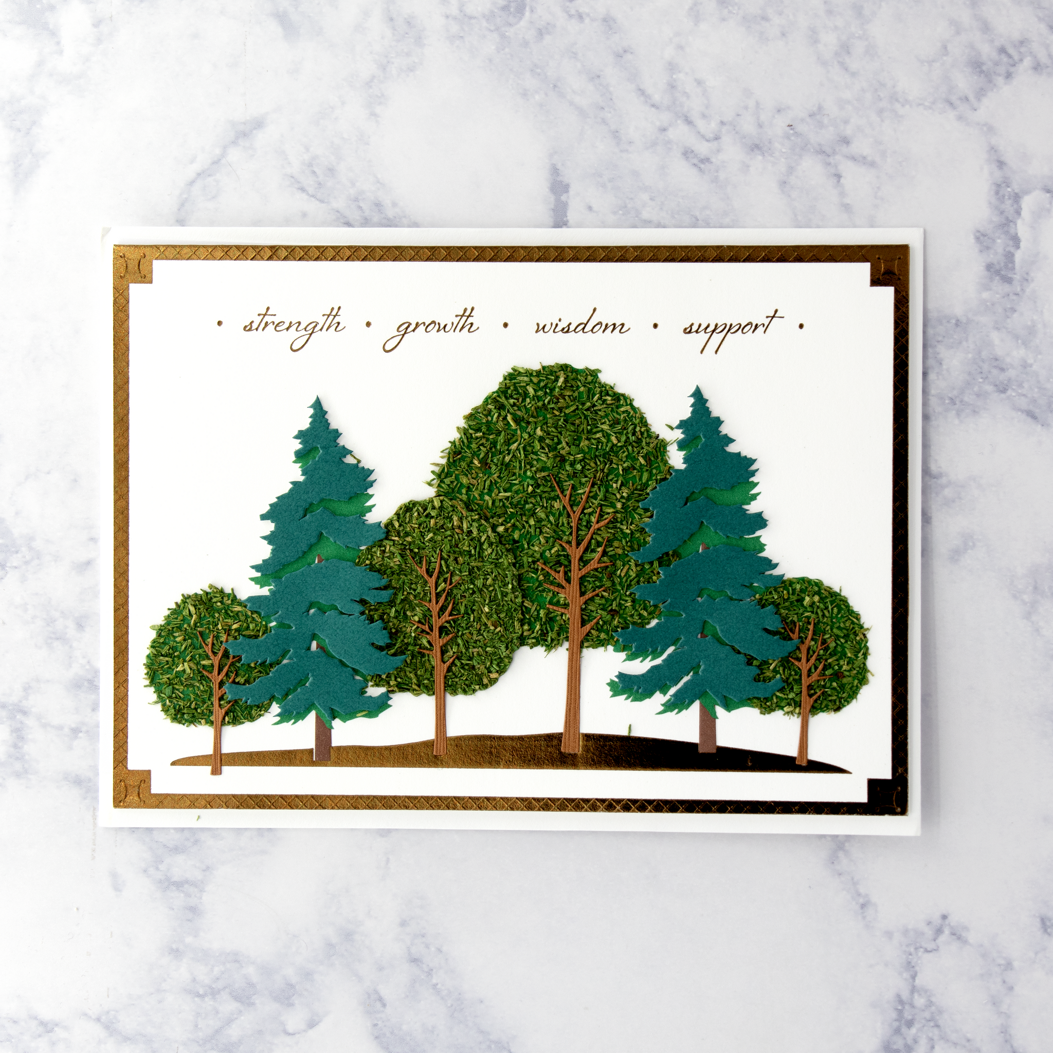 Handmade Forest Trees Father's Day Card (Dad)