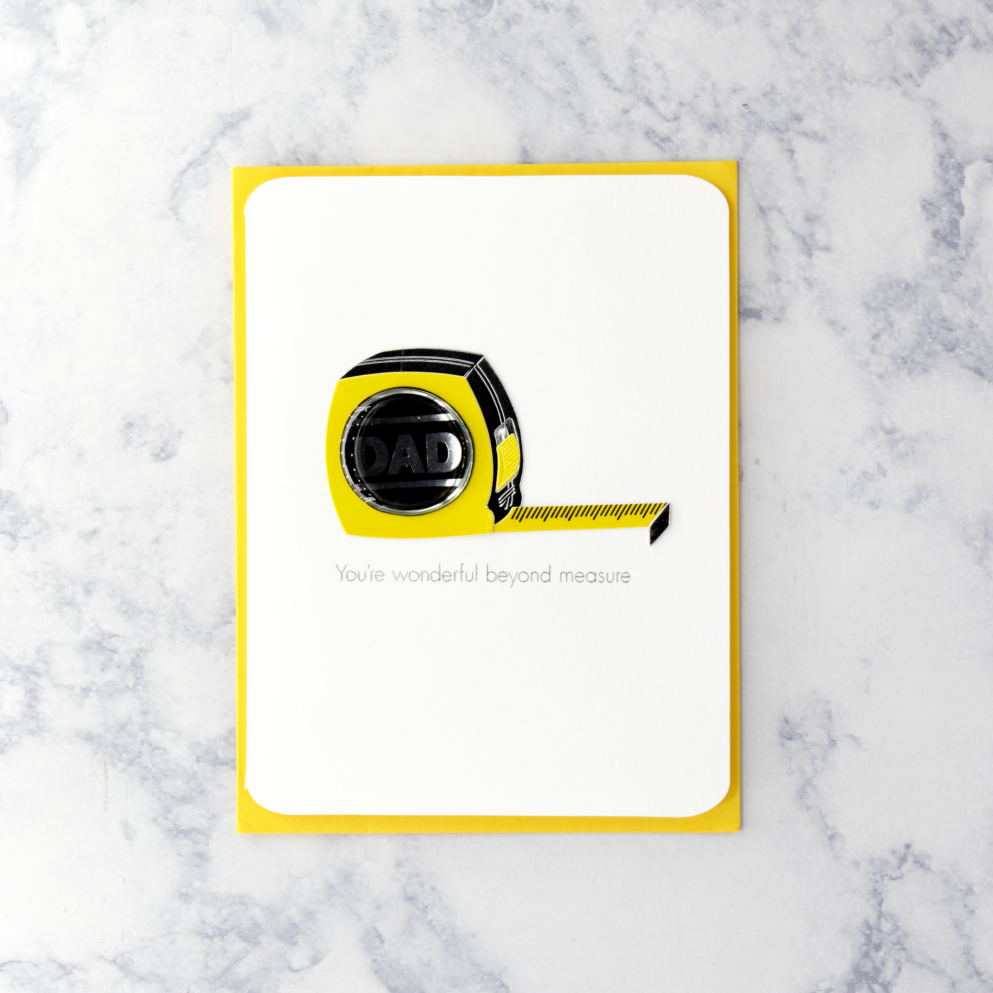 Handmade Tape Measure Father's Day Card (Dad)