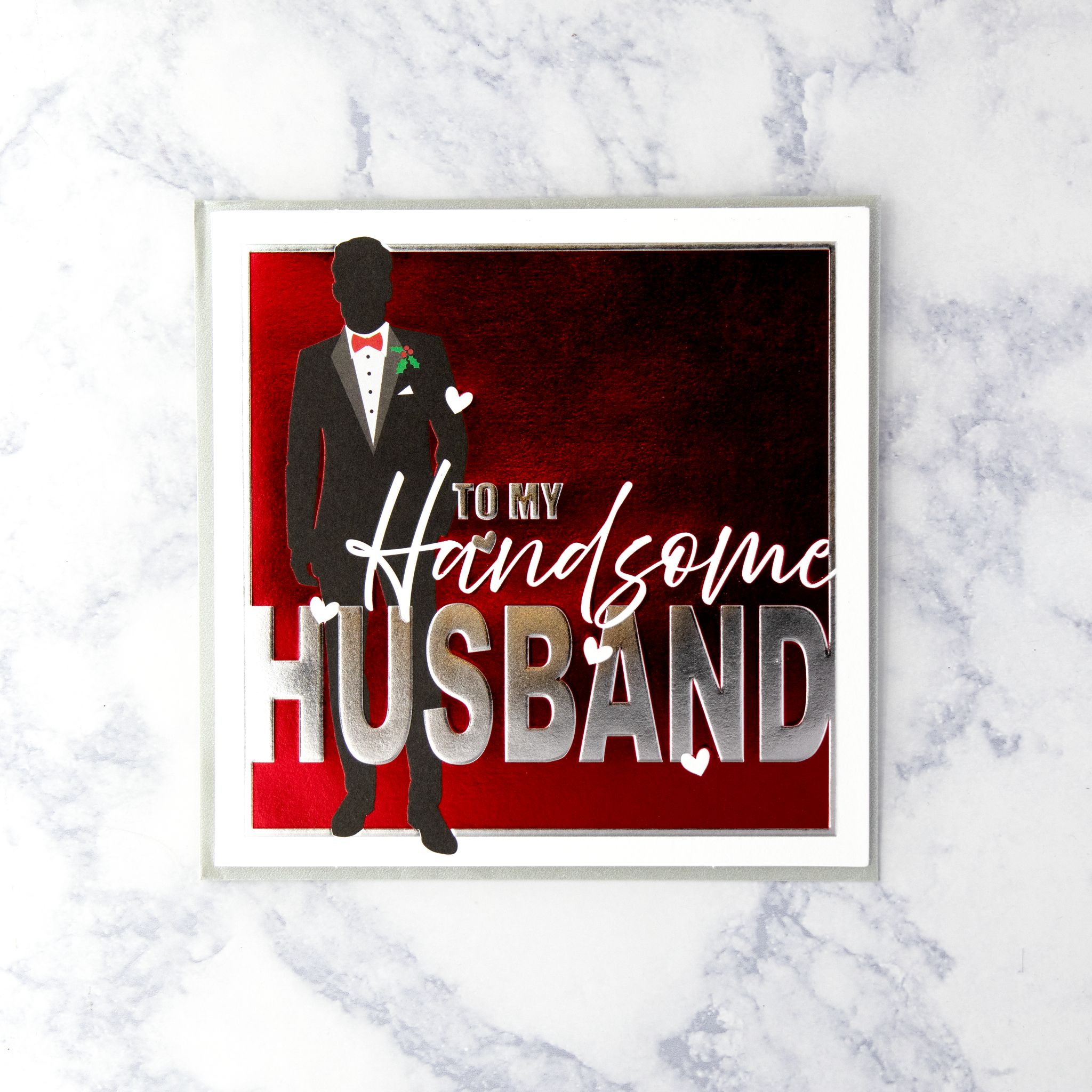 Handsome Man Christmas Card (Husband)