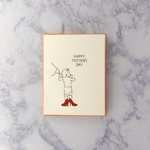 Heels Mother's Day Card