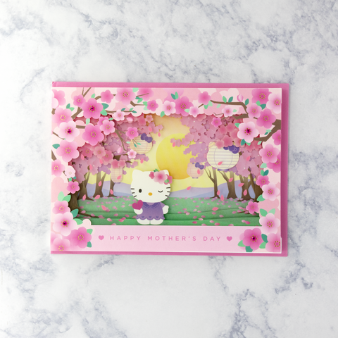 Hello Kitty Shadow Mother's Day Card