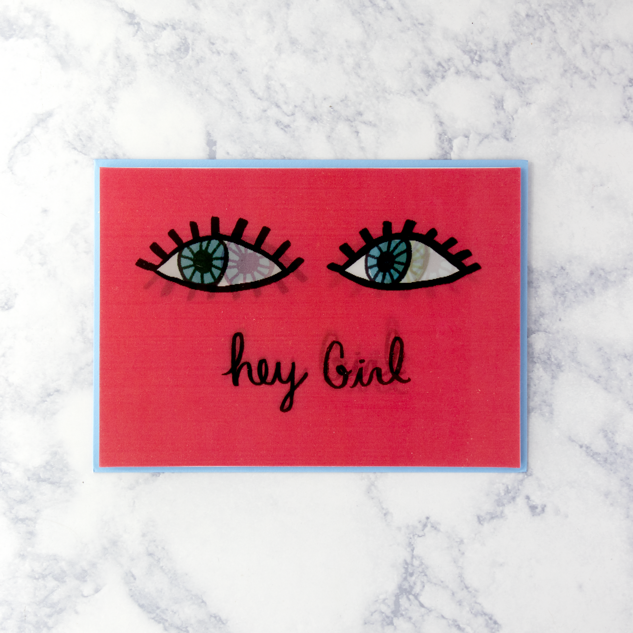 "Hey Girl" Birthday Card