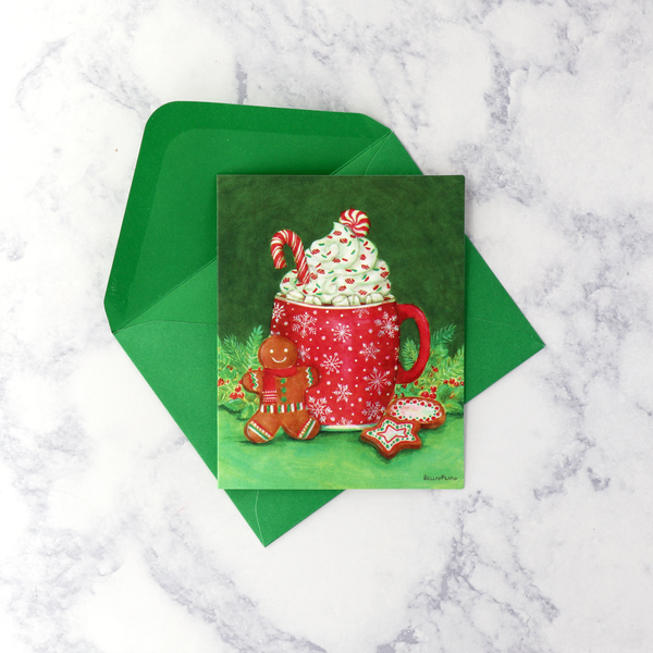 Hot Cocoa Mug Holiday Boxed Cards (Set of 20)