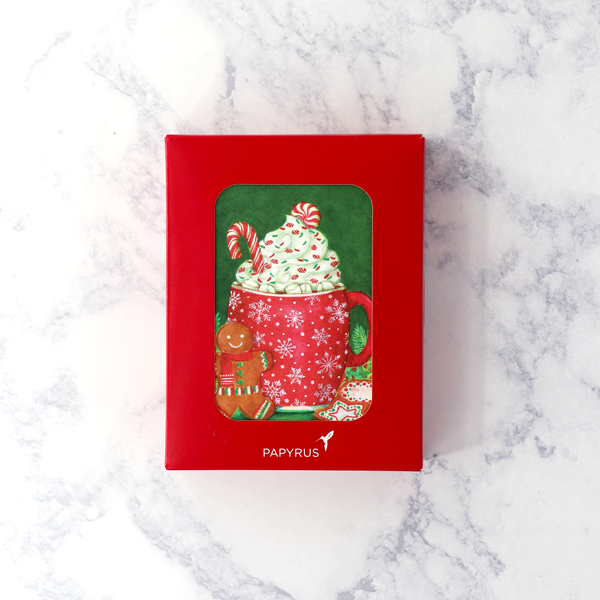 Hot Cocoa Mug Holiday Boxed Cards (Set of 20)