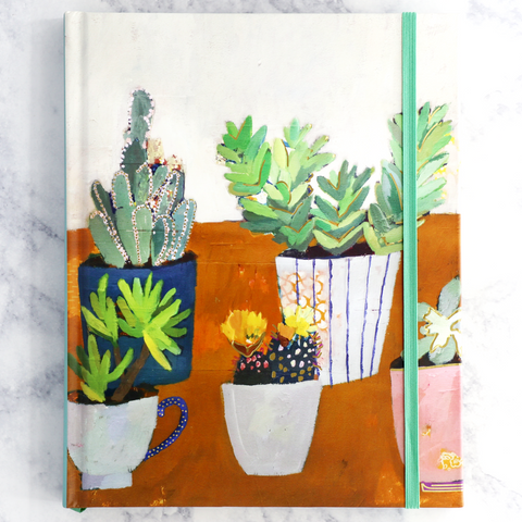 Illustrated Houseplants Lined Journal