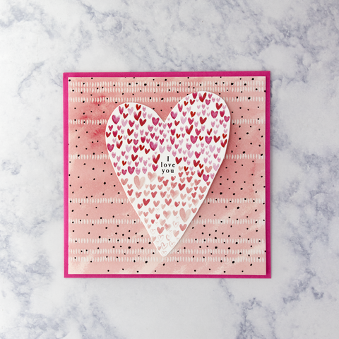 “I Love You” Heart Valentine’s Day Card