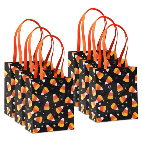 Candy Corn Toss Favor Halloween Bag (Set of 6)