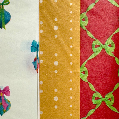 Elegant Wishes Trio Christmas Tissue Paper (Set of 9)
