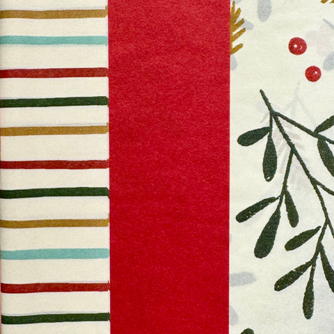 Festive Season Trio Christmas Tissue Paper (Set of 9)