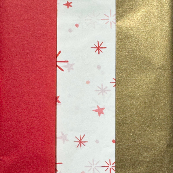 Joyful Tidings Trio Christmas Tissue Paper (Set of 9)