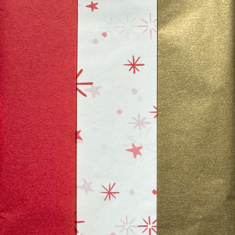 Joyful Tidings Trio Christmas Tissue Paper (Set of 9)